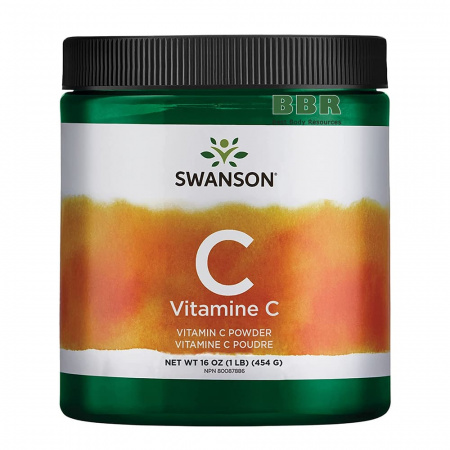 Vitamin C Powder 454g, Swanson