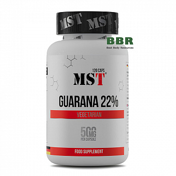 Guarana 500mg 120 Caps, MST
