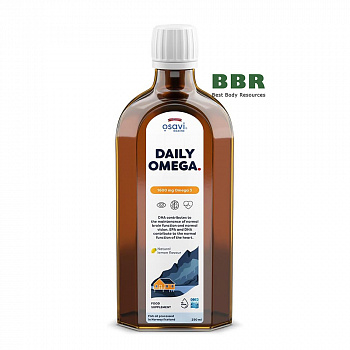 Liquid Daily Omega 1600mg 250ml, Osavi