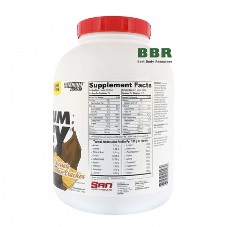 100% Pure Titanium Whey 2268g, SAN