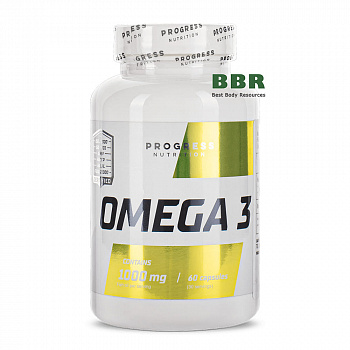Omega 3 1000mg 60 Caps, Progress Nutrition