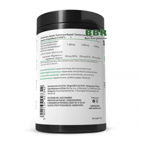 Magnesium Bisglycinate 60 Caps, Skill Nutrition
