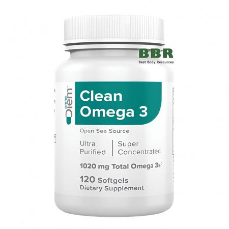 Clean Omega 3 120 Softgels, Omne Diem