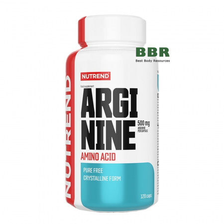 Arginine 500mg Crystalline Form 120 Caps, Nutrend 