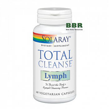 Total Cleanse Lymph 60 Veg Caps, Solaray