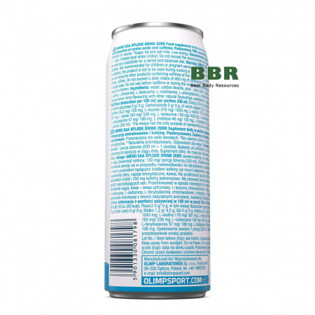 Amino EAA Xplode Zero 330ml, Olimp