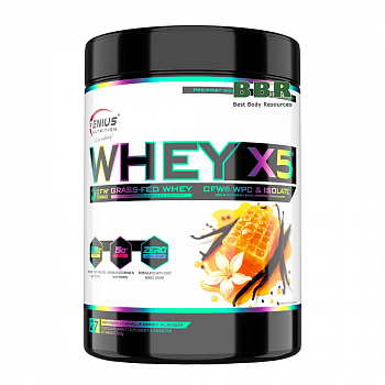 Whey X5 Protein 900g, Genius Nutrition
