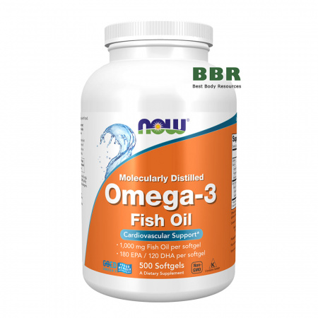 Omega 3 500 Softgels, NOW Foods