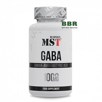 GABA 1000mg 90 Caps, MST