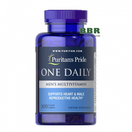One Daily Mens Multivitamin 100 Tabs, Puritans Pride