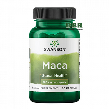Maca 500mg 60 Caps, Swanson