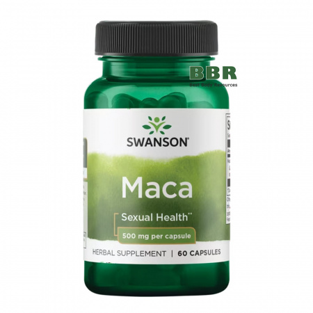 Maca 500mg 60 Caps, Swanson