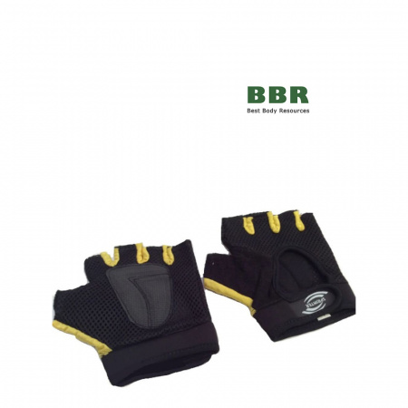 Вело-Перчатки с сеткой Желтые, Sprinter