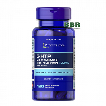 5-HTP 100mg 120 Caps, Puritans Pride