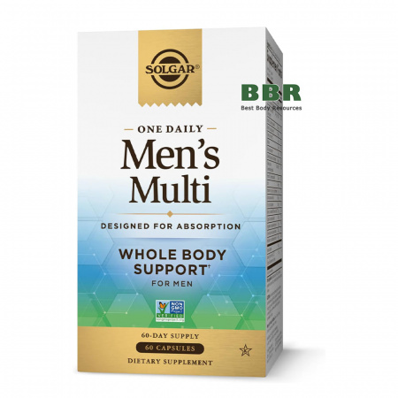 One Daily Mens Multi 60 Caps, Solgar