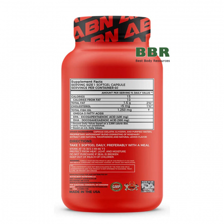 Premium Omega 3 60softgels, ABN