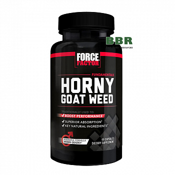 Horny Goat Weed Extract 750mg 60 Caps, Force Factor