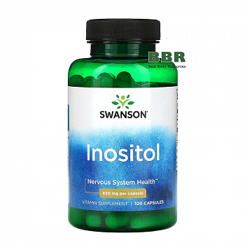 Inositol 650mg 100 Caps, Swanson
