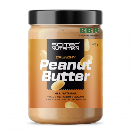 All Natural Peanut Butter 400g, Scitec Nutrition All Natural Peanut Butter 400g, Scitec Nutrition