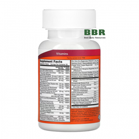 EVE Superior Womens Multi 90 Tabs, NOW Foods