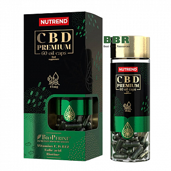 CBD Premium 60 Oil Caps, NUTREND