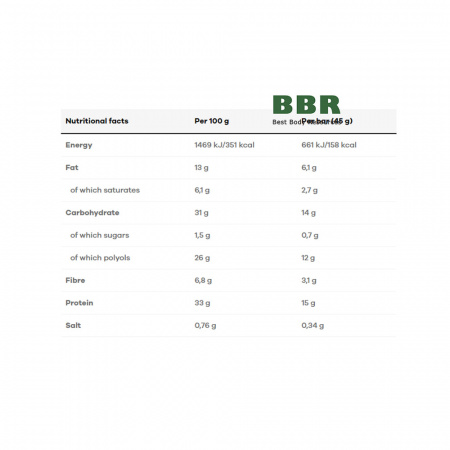 Smart Bar Crunchy 45g, BodyFit