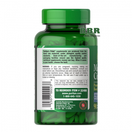 Magnesium Citrate 200mg 90 Tabs, Puritans Pride