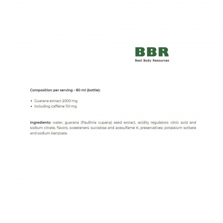 Guarana 2000 Shot 80ml, ActivLab