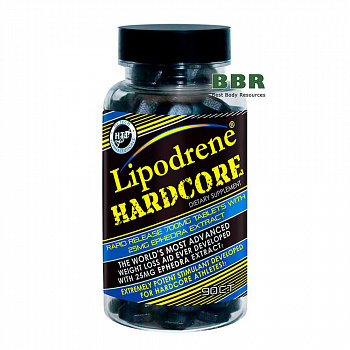 Lipodrene Hardcore with 25mg Ephedra 90 Tabs, Hi-Tech Pharma