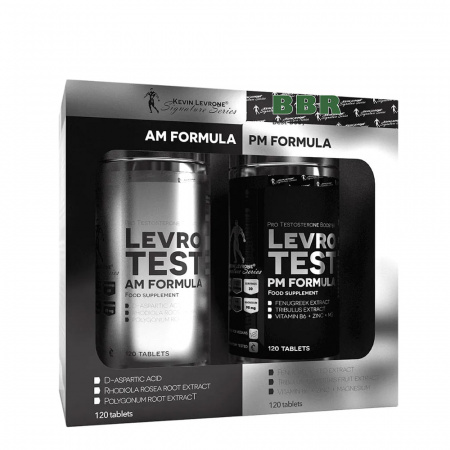 Levro Test AM PM Formula 120 Tabs, Kevin Levrone