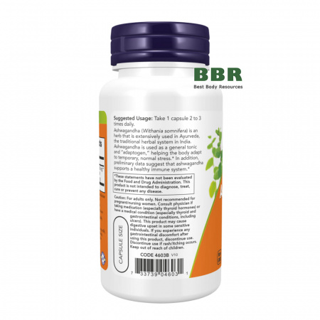 Ashwagandha 450mg 90 Сaps, NOW Foods Ashwagandha 450mg 90 Сaps, NOW Foods