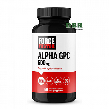 Alpha GPC 600mg 60 Veg Caps, Force Factor