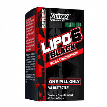 Lipo-6 Black Ultra Concentrate 60caps, Nutrex