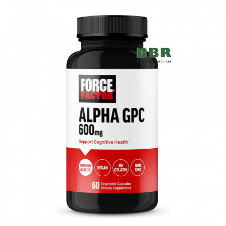 Alpha GPC 600mg 60 Veg Caps, Force Factor