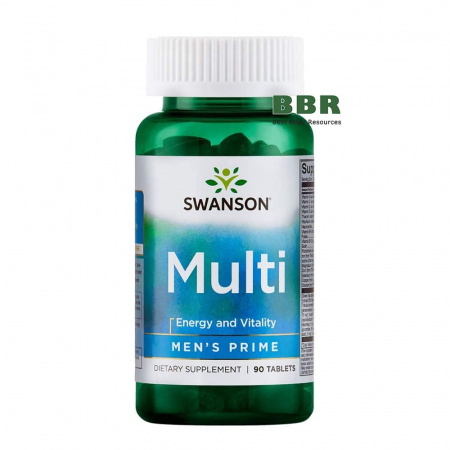 Multi Mens Prime 90 Tabs, Swanson