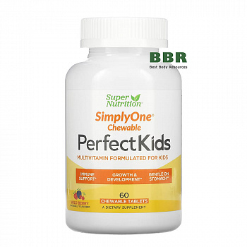 Perfect Kids Multi-Vitamin 60 Chewables, Super Nutrition