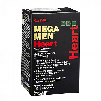 Mega Men HEART 90caps, GNC