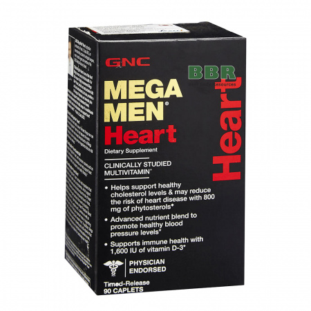 Mega Men HEART 90caps, GNC Mega Men HEART 90caps, GNC