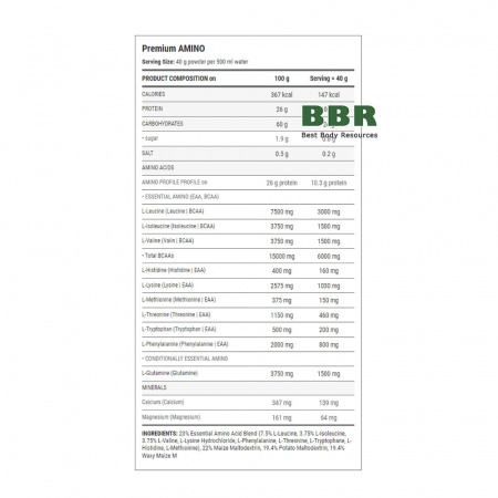 Premium Amino 800g, Weider