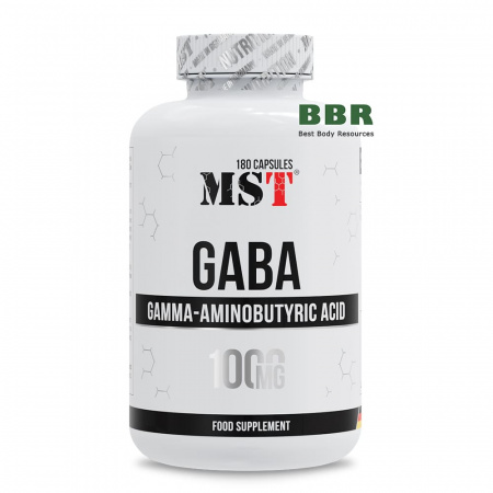 GABA 1000mg 180 Caps, MST