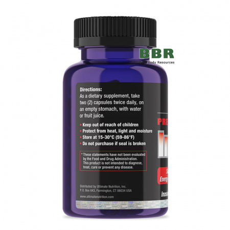 Inosine 500mg 100 Caps, Ultimate Nutrition