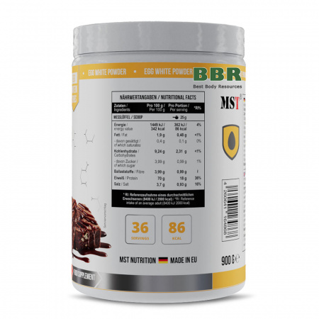 Egg White Protein 900g, MST