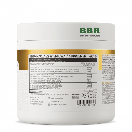 Omega 3-6-9 180 Softgels, OstroVit