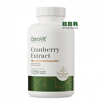 Cranberry Extract 300mg 120 Caps, OstroVit