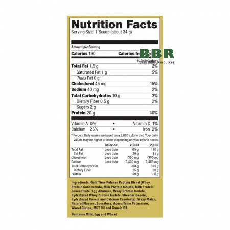 Syntha Gold 34g, Ultimate Nutrition