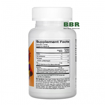 Kids Zinc Plus 90 Tabs, California GOLD Nutrition