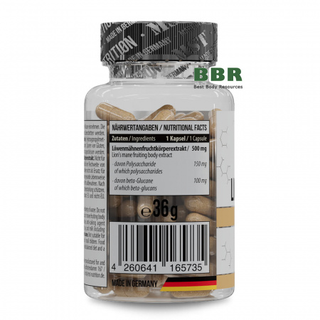 Lion`s Mane Mushroom 500mg 60 Caps, MST