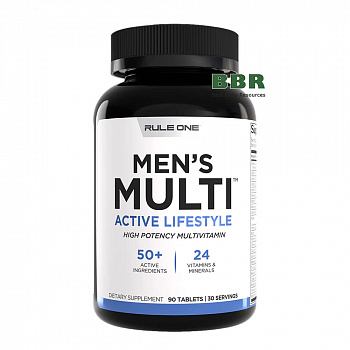 R1 Mens Train Daily Multivitamin 90 Tabs, Rule One