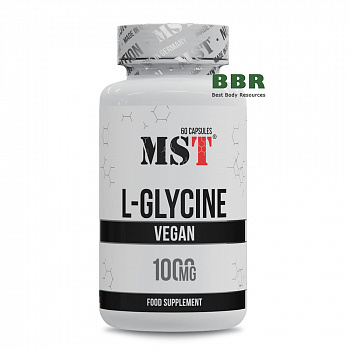 Vegan L-Glycine 1000mg 60 Caps, MST