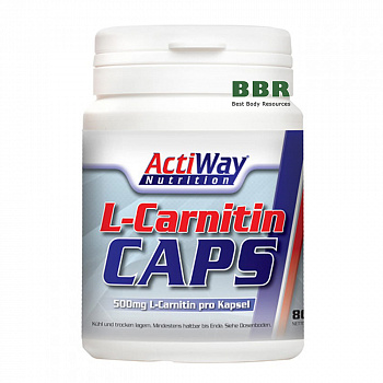L-carnitine 500 80caps, ActiWay